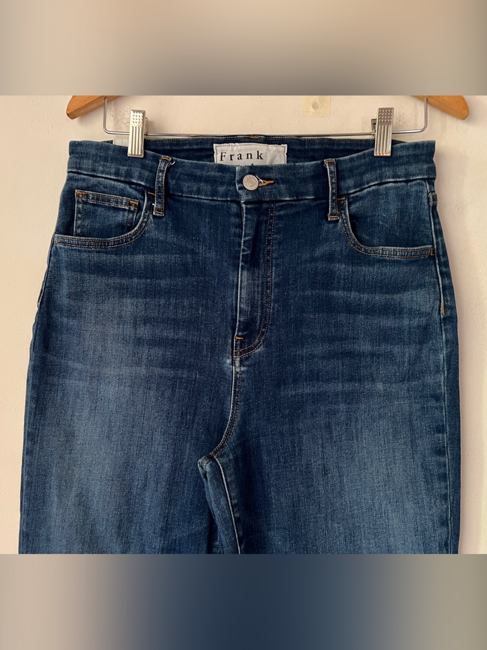 Frank & Eileen Flannigan Flare Jeans with Raw Hem Sz 31 Made In USA - Picture 4 of 9